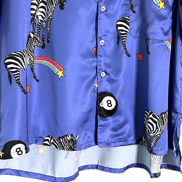 NWT Dressed In LALA Get Lucky Satin TOP ONLY - Picture 5 of 12